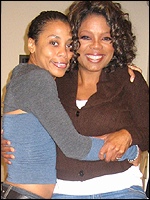 Elisabeth Withers-Mendes and Oprah Winfrey