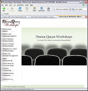 Drama Queen Workshop Website
